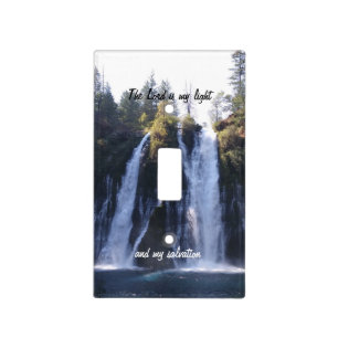 The Lord is my Light Scripture Switch Cover
