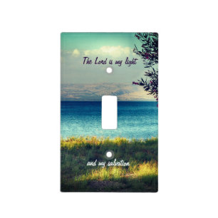 The Lord is my Light Scripture Switch Cover