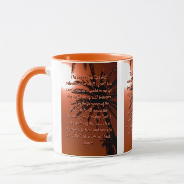 The Lord Is My Light Two-Tone Mug (Left)