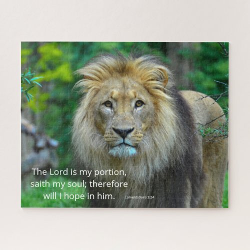 The Lord Is My Portion Jigsaw Puzzle