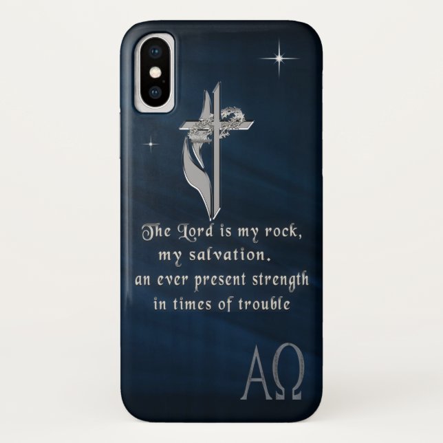 The Lord is my rock Case-Mate iPhone Case (Back)