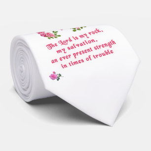 The Lord is my rock Christian Neck Tie