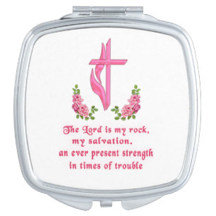 The Lord is my rock Makeup Mirror
