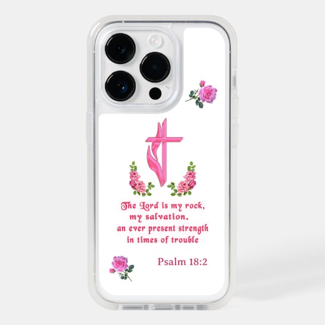 The Lord is my rock Otterbox iPhone Case (Back)