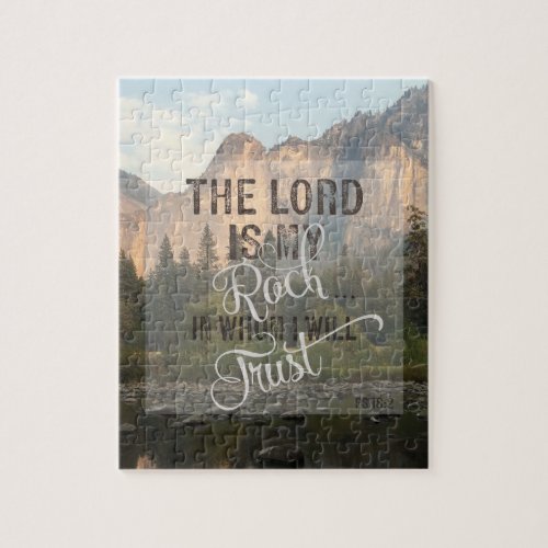 The Lord is my Rock _ Ps 182 Jigsaw Puzzle
