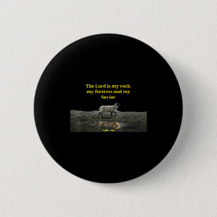 The Lord Is My Rock Psalm 18_2 - Christian Values Button