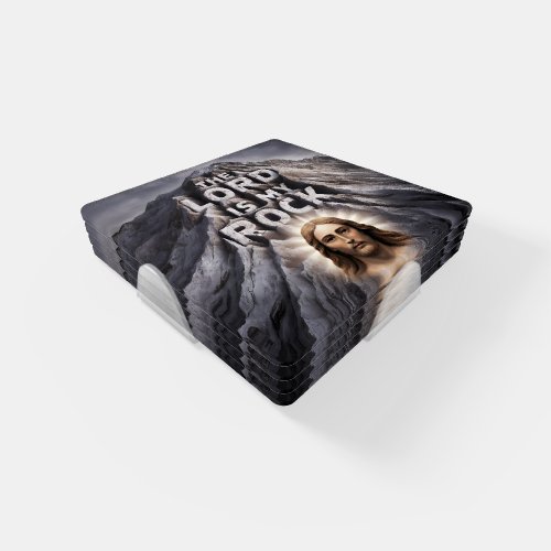 The Lord Is My Rock Psalm 182 Coaster Set