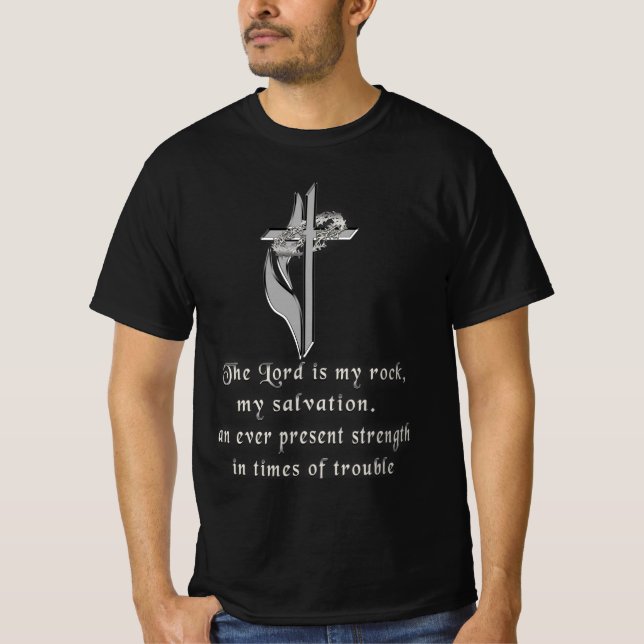 The Lord is my rock T-Shirt (Front)