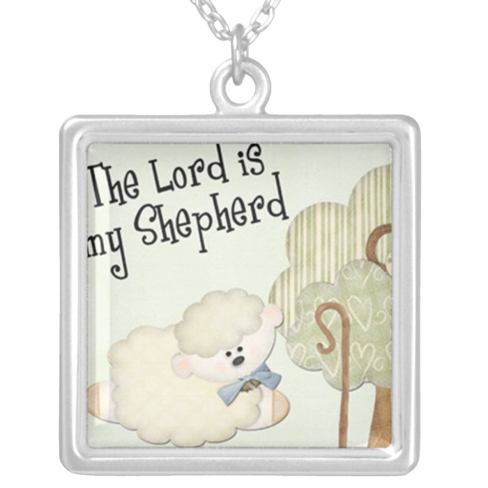 the lord is my shepard kids christian custom jewelry