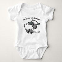 The Lord is my Shepherd Baby Bodysuit