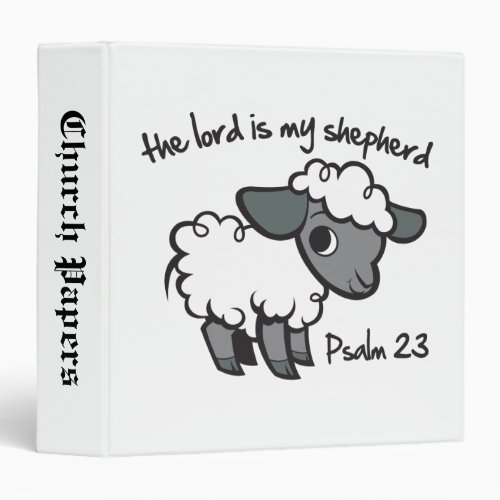 The Lord is my Shepherd Binder