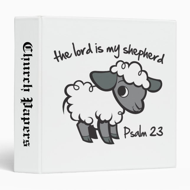 The Lord is my Shepherd Binder (Front/Spine)