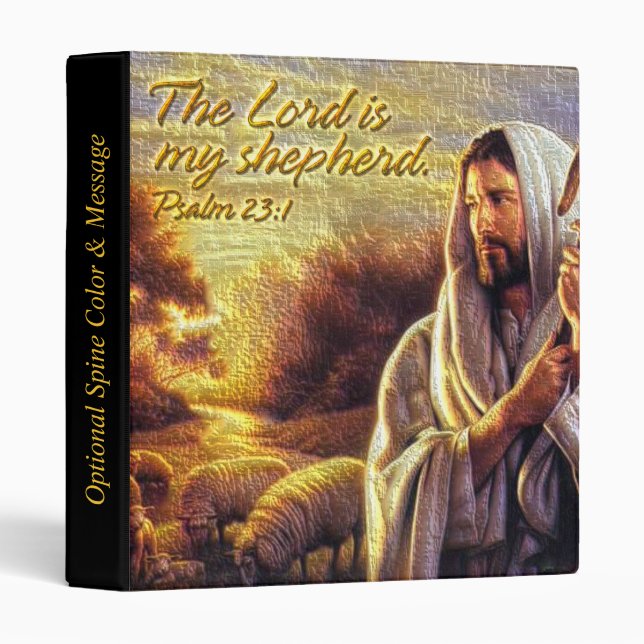 The Lord is my shepherd Binders (Front/Spine)