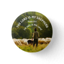 The Lord is my Shepherd Button