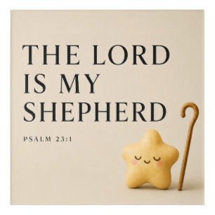  THE LORD IS MY SHEPHERD   Christian  Acrylic Print