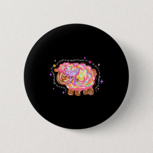 The Lord Is My Shepherd Christian Jesus Bible Vers Button