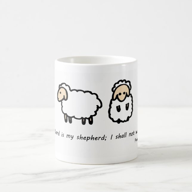 The Lord is My Shepherd Coffee Mug (Center)