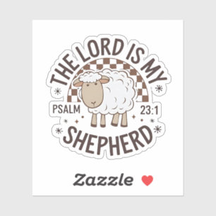 The Lord is my shepherd Jesus Thanksgiving Sticker