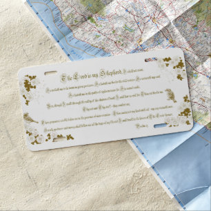 The Lord is my Shepherd License Plate