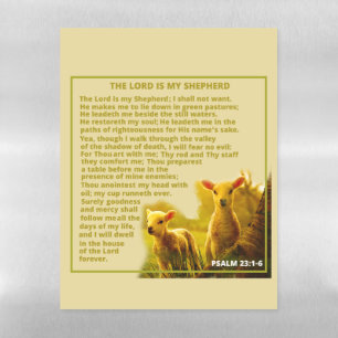 The Lord is my Shepherd Magnetic Dry Erase Sheet