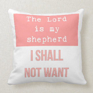 The Lord is My Shepherd Pillow