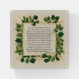 The Lord is My Shepherd Prayer Paperweight