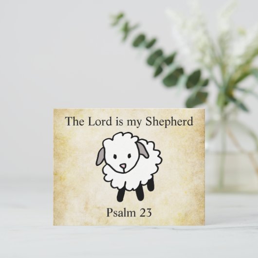 The LORD is my shepherd Psalm 23 (Standing Front)