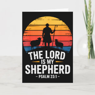 The Lord Is My Shepherd Psalm 23_1 Bible Verse Card