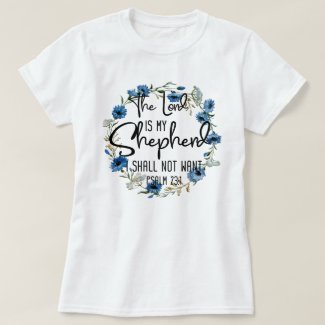 The Lord Is My Shepherd | Psalm 23:1 Bible Verse Plus Size T-Shirt
