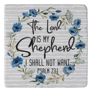 The Lord Is My Shepherd Psalm 23:1 Bible Verse Trivet