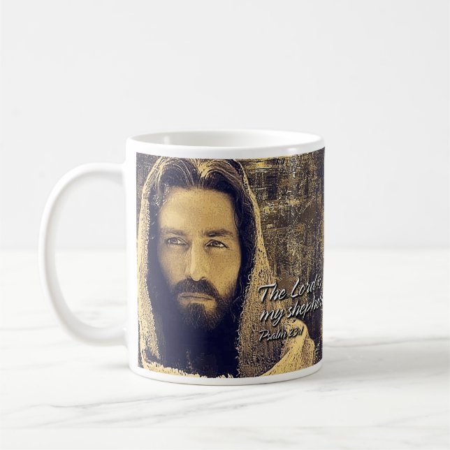 The Lord is my shepherd Psalm 23:1 Mug (Left)