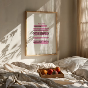 The Lord Is My Shepherd Psalm 23 Art Poster