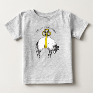 The LORD is my shepherd Psalm 23 Baby T-Shirt
