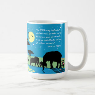 "The LORD Is My Shepherd..."—Psalm 23 Coffee Mug