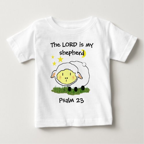 The LORD is my shepherd Psalm 23 Infant t_shirt