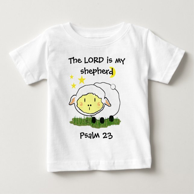 The LORD is my shepherd Psalm 23 Infant t-shirt (Front)