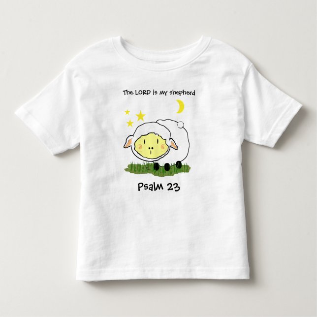 The LORD is my shepherd Psalm 23 Infant t-shirt (Front)