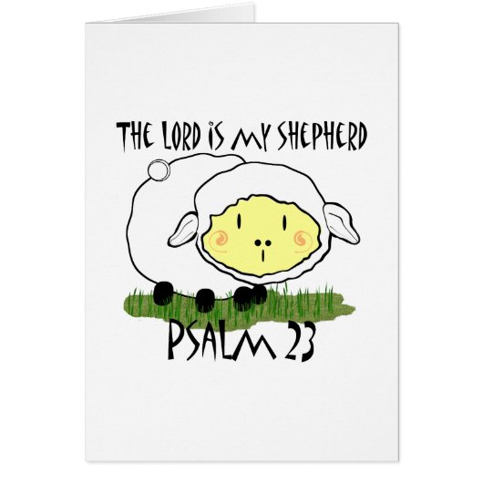 The LORD is my shepherd Psalm 23 Infant t-shirt- U (Front)