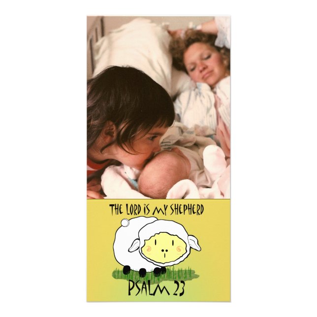 The LORD is my shepherd Psalm 23 Infant t-shirt- U Card (Front)