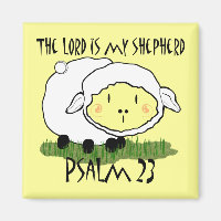 The LORD is my shepherd Psalm 23 Infant t-shirt- U Magnet