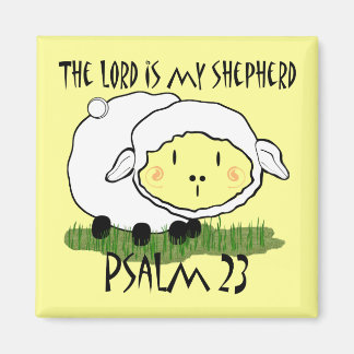 The LORD is my shepherd Psalm 23 Infant t-shirt- U Magnet