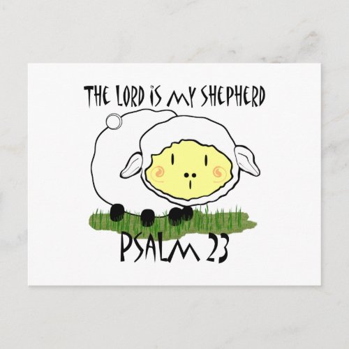 The LORD is my shepherd Psalm 23 Infant t_shirt_ U Postcard