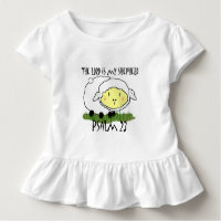 The LORD is my shepherd Psalm 23 Infant t-shirt- U Toddler T-shirt
