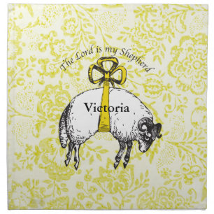 The LORD is my shepherd Psalm 23 Napkin