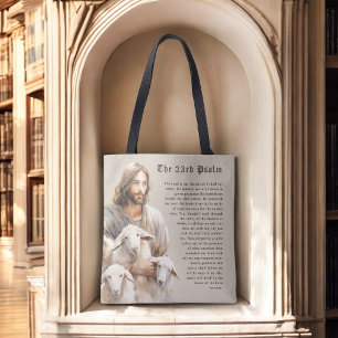 The Lord is My Shepherd - Psalm 23 Tote Bag