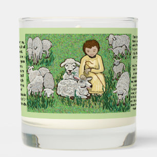 The Lord is my shepherd psalm Scented Candle