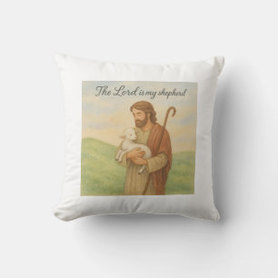 The Lord Is My Shepherd Throw Pillow