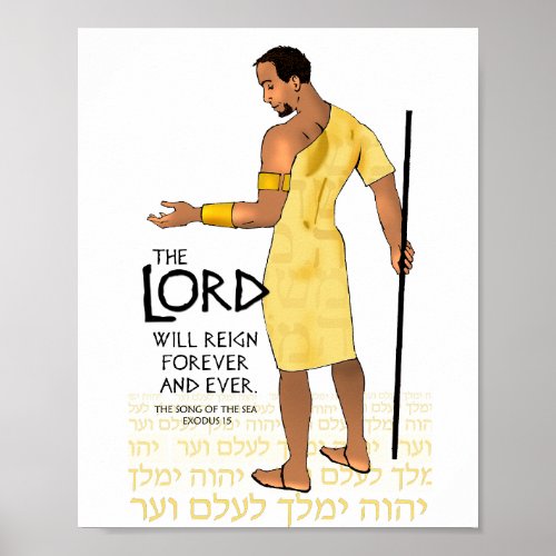 The Lord Is My Song Moses Poster