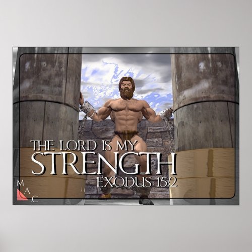The Lord is My Strength Poster