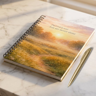 The Lord is Near Christian Faith Encouragement Notebook
